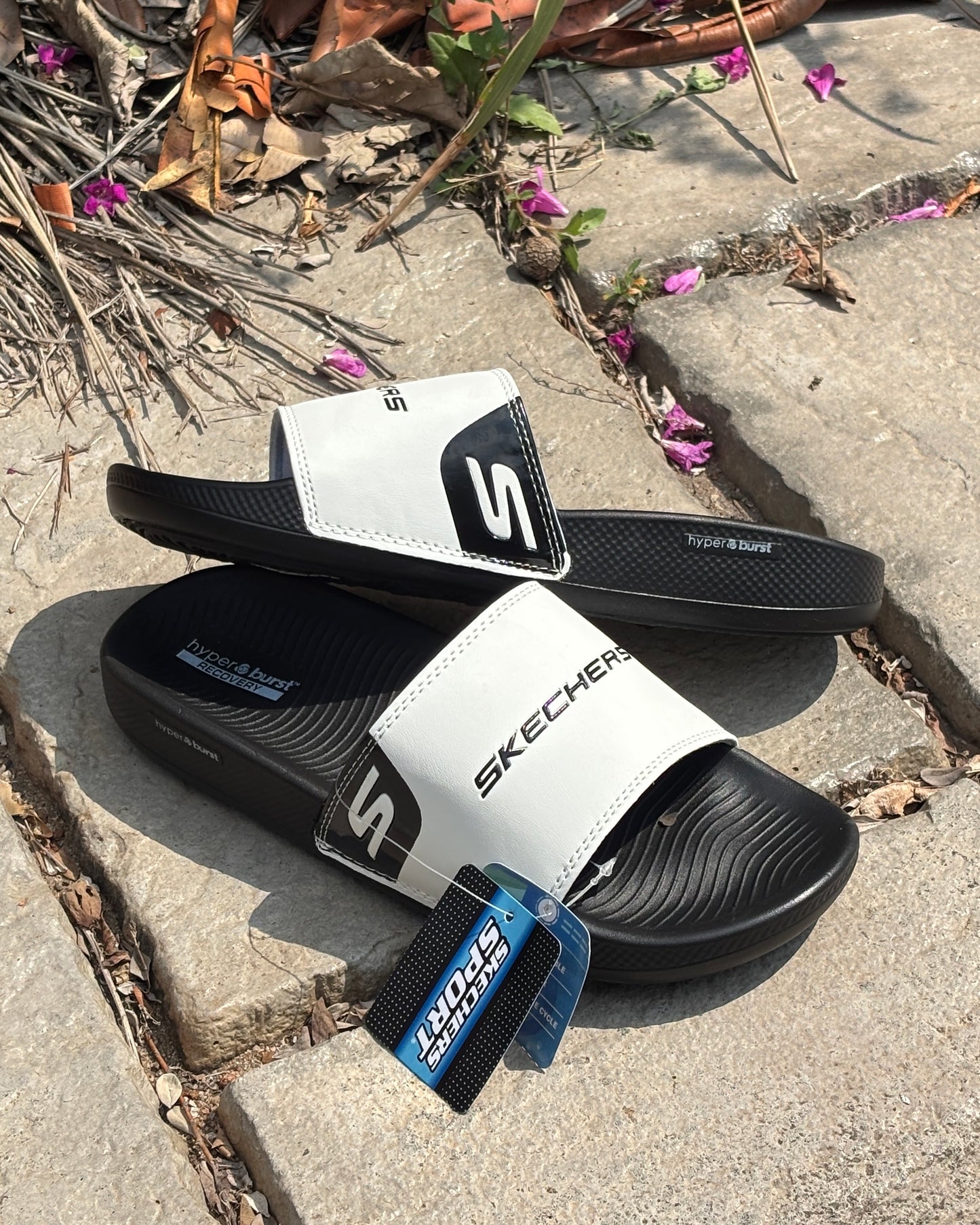 SKECHERS HYPER BURST SLIDES