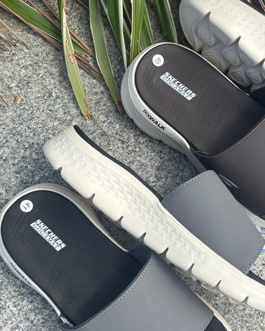 SKECHERS GO-WALK MASSAGE FIT SLIDES