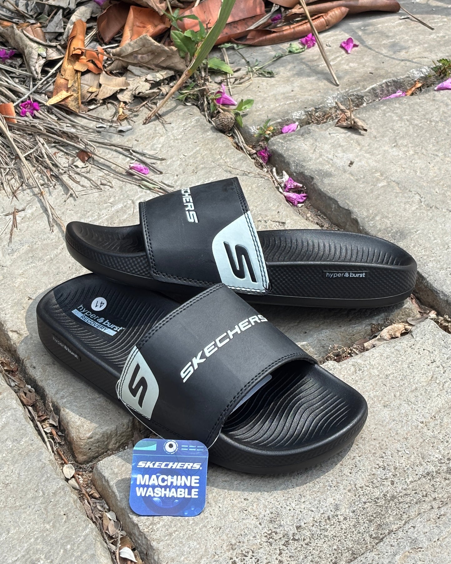 SKECHERS HYPER BURST SLIDES
