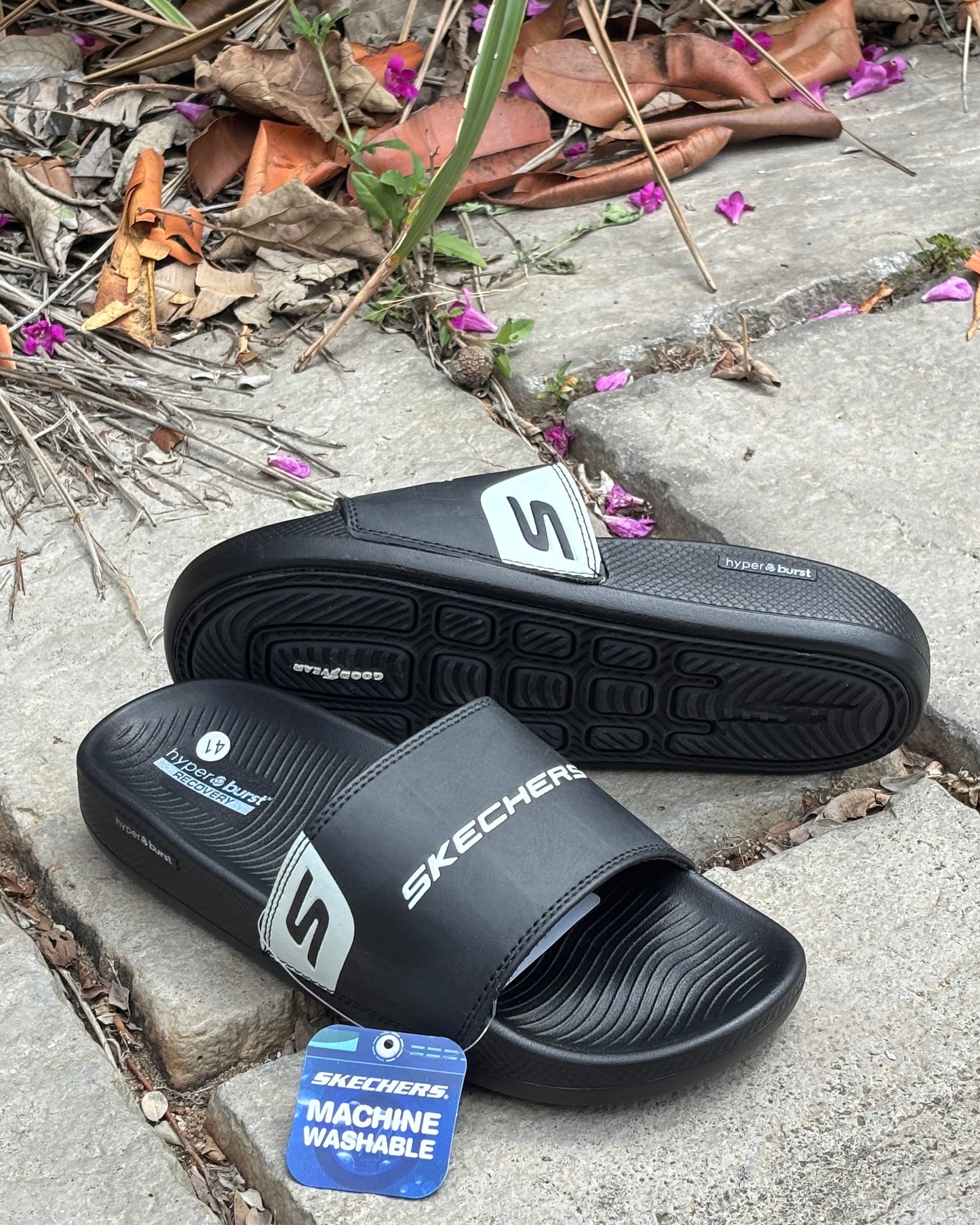 SKECHERS HYPER BURST SLIDES