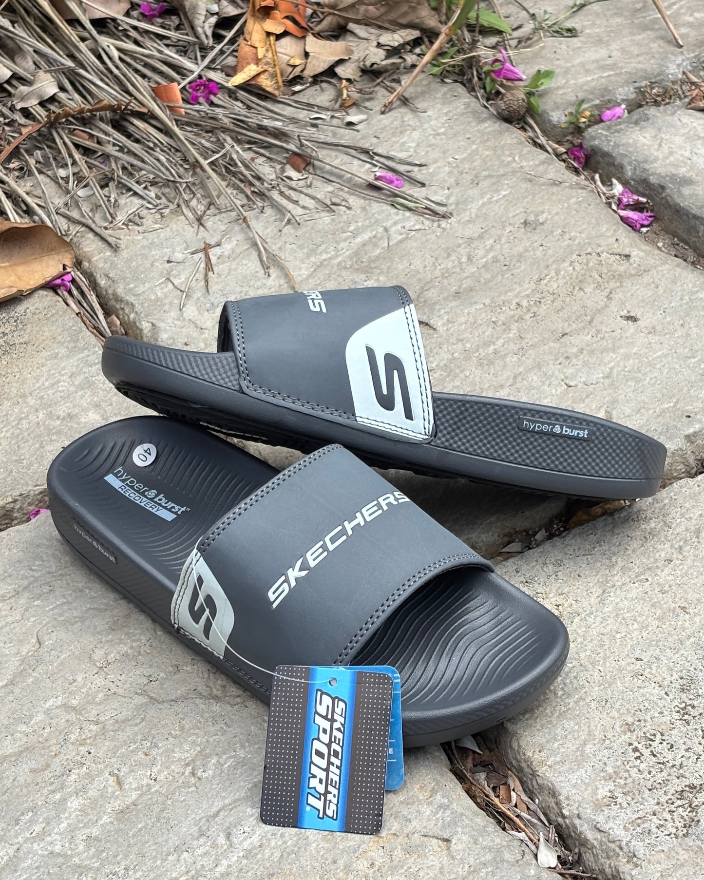 SKECHERS HYPER BURST SLIDES
